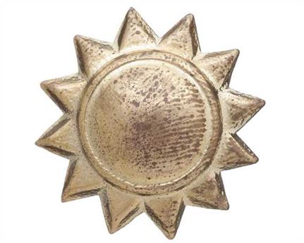 ORNAMENT BRASS BALL STAR 22MM