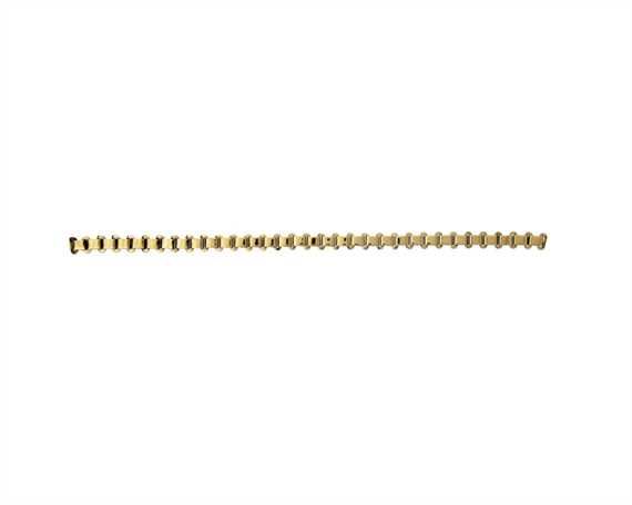 ORNAMENT BRASS FLAT FRONT BROW BAND CHAIN 6MM