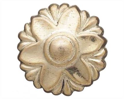 ORNAMENT BRASS HARNESS FLOWER PATTERNED 15MM