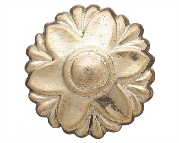 ORNAMENT BRASS HARNESS FLOWER PATTERNED 15MM