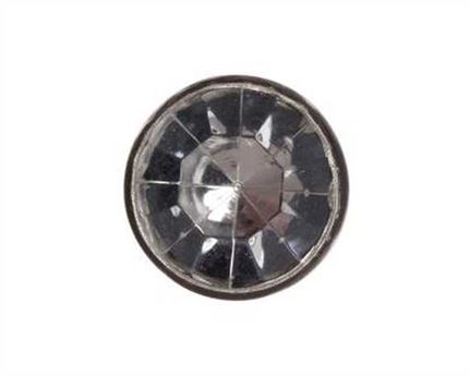 ORNAMENT CRYSTAL CLEAR 6MM PKT 10