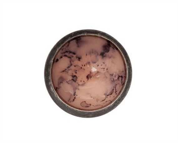 ORNAMENT CRYSTAL CORAL STONE 6MM PKT 10