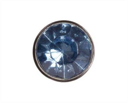 ORNAMENT CRYSTAL LIGHT BLUE 6MM PKT 10