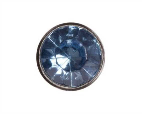 ORNAMENT CRYSTAL LIGHT BLUE 7MM PKT 10