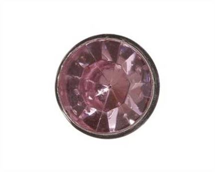 ORNAMENT CRYSTAL LIGHT PINK 7MM PER 10