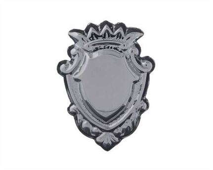 ORNAMENT LEAD FILLED NICKEL PLATE 25MM T205 SHIELD