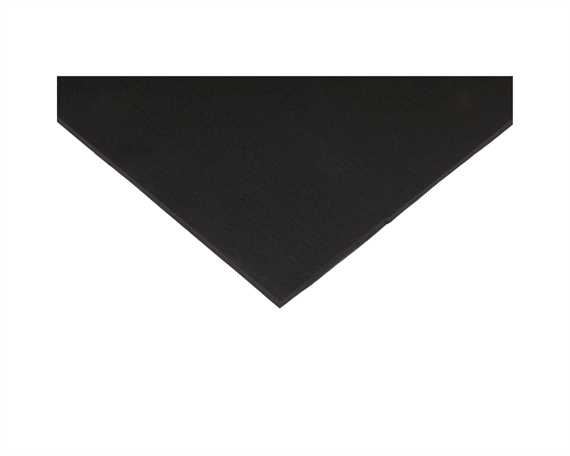 PORON 9.5MM BLK SUPERSOFT PRICE PER LINEAL MTR