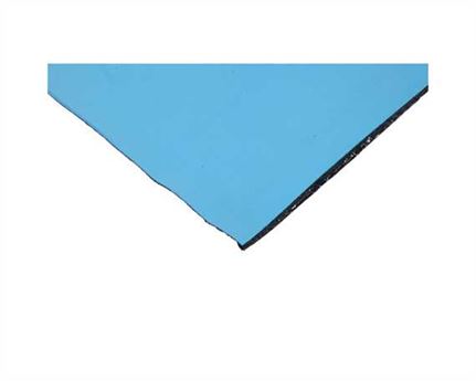 PORON 1.6MM BLUE MED BUFF C/MAX (PER LINEAL MTR)