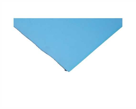 PORON 3.2MM BLUE MED BUFF NVY KASH (PER LINEAL MTR)