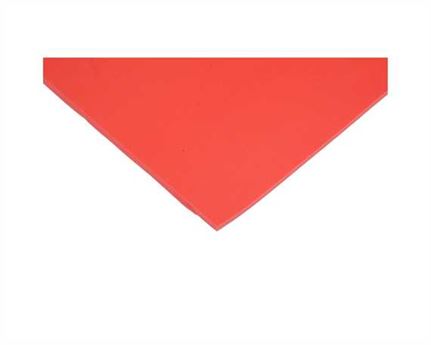 PORON 6.0MM RED MED BUFF ONE SIDE (PER LINEAL MTR)