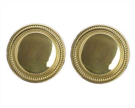 ROSETTE T17156 BRASS 56MM