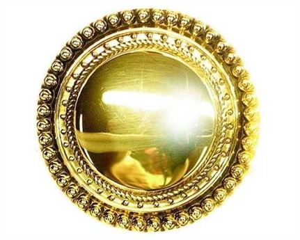 ROSETTE T17650 BRASS 50MM