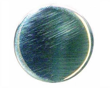 ROSETTE, PLAIN FLAT WITH 12MM LOOP ON BACK NP 25MM