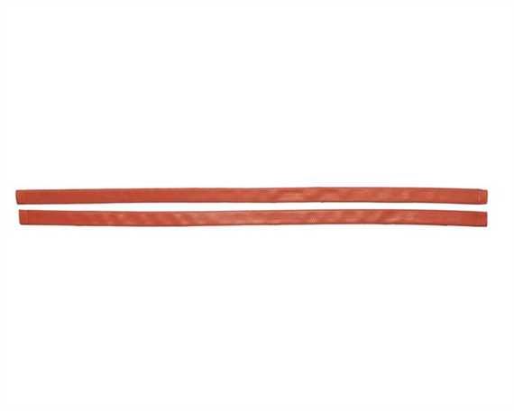 SL STYLE RUBBER REIN GRIPS RED PRS 15MM