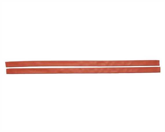 SL STYLE RUBBER REIN GRIPS RED PRS 20MM