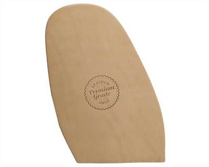 PREMIUM GRADE LEATHER HALF SOLES NATURAL FINISH 5.5MM MEN'S 12