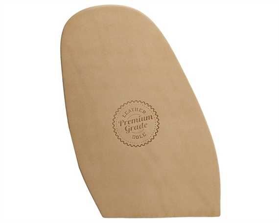 PREMIUM GRADE LEATHER HALF SOLES NATURAL FINISH 5.5MM MEN'S 16