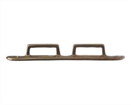 DOUBLE STAPLE ON PLATE BRASS 32MM