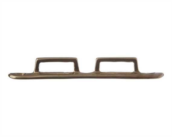 DOUBLE STAPLE ON PLATE BRASS 32MM
