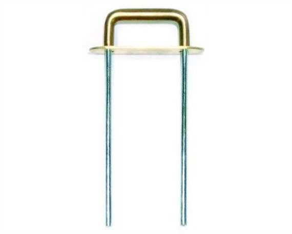 STAND UP STAPLE WITH BRASS PLATE