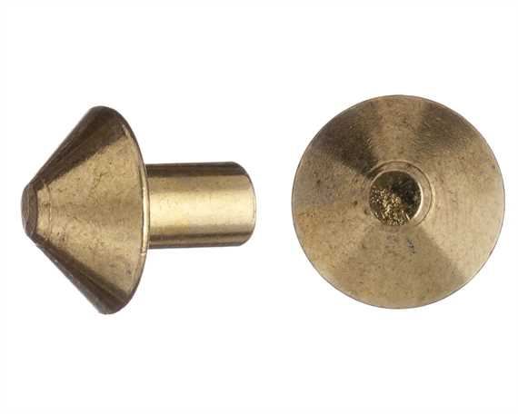 SELF PIERCE PYRAMID STUD GILT L/HX4/16 PKT 1000