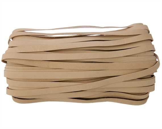 KANGAROO LACING FLAT 6MM NATURAL 20M ROLL AUSTRALIAN MADE