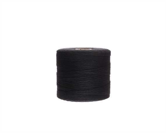 THREAD LINEN LOCKSTITCH BLACK 7 CORD #2 500GM SPOOL