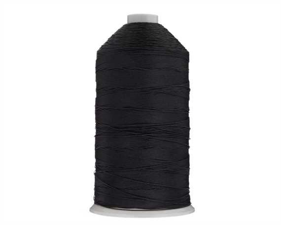 THREAD NYLON BONDED #10 BLACK 1500M SPOOL