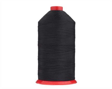 THREAD TERKO POLYCOTT #12 BLACK 2500M SPOOL