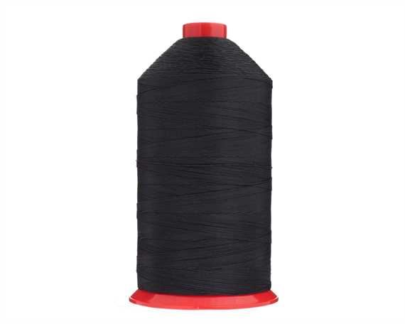 THREAD TERKO POLYCOTT #12 BLACK 2500M SPOOL