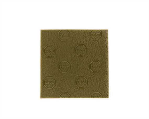TOPY HEELING STRONG SQUARES 6MM SZE 7 CARAMEL PER 20 PAIR