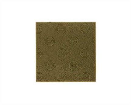TOPY HEELING STRONG SQUARES 6MM SZE 8 CARAMEL PER 20 PAIR