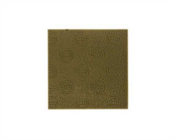 TOPY HEELING STRONG SQUARES 6MM SZE 8 CARAMEL PER 20 PAIR