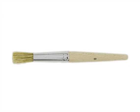 T.S. BOY BRUSH MED ROUND, #8 ONLY 