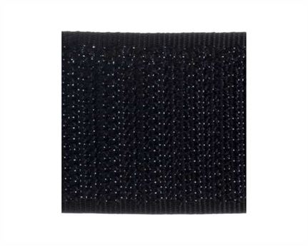 VELCRO« Brand 25MM HOOK SIDE OF SEW-ON TAPE BLACK