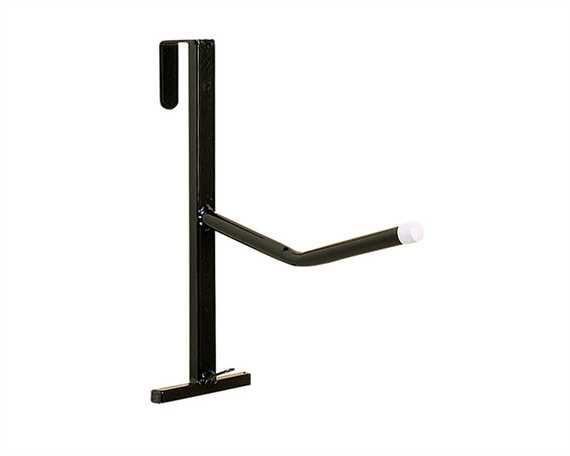 STUBBS PORTABLE SADDLE RACK SINGLE ARM BLACK