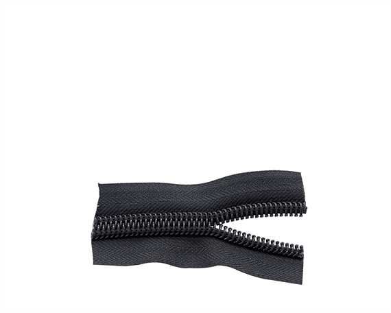 ZIP OPEN END #5 NYLON COIL BLACK 46 CM