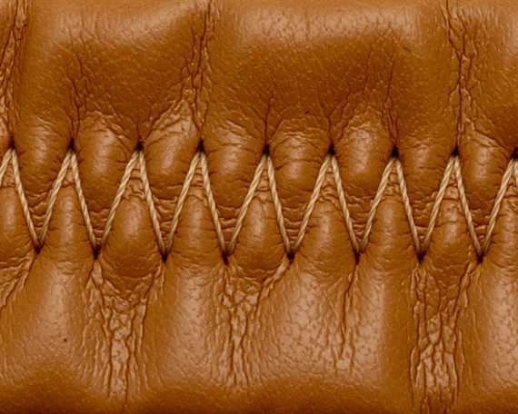 ELASTIC LEATHER COVERED BEIGE (PER L/MTR) 20MM