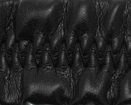 ELASTIC LEATHER COVERED BLACK (PER L/MTR) 20MM