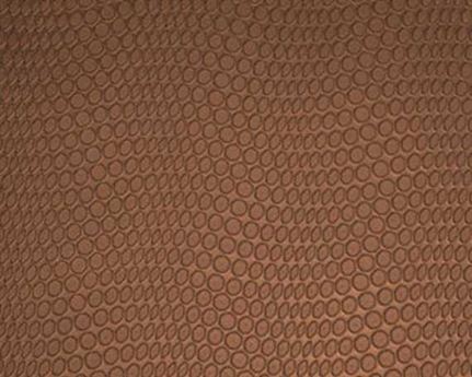 TOPY CROCO 4MM CARAMEL (MID BROWN) SHEET 98 X 64CM