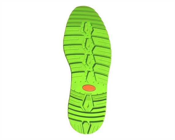 ALPINE PASS ARES full rubber sole SOLE UNIT GREEN SIZE 45/47