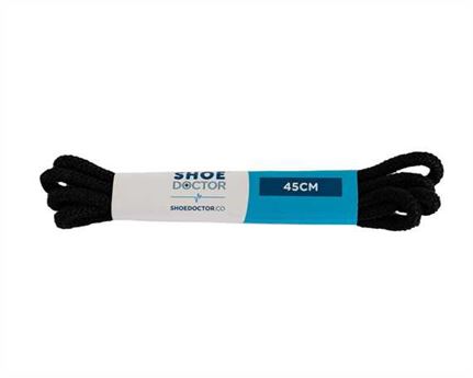  SHOE DOCTOR 45CM FINE ROUND LACE BLACK