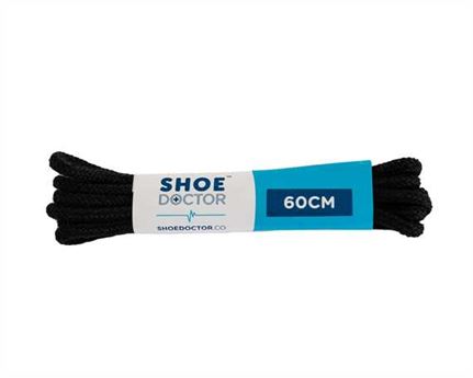  SHOE DOCTOR 60CM FINE ROUND LACE BLACK