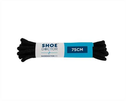  SHOE DOCTOR 75CM FINE ROUND LACE BLACK
