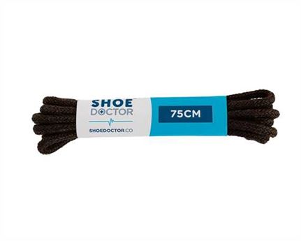  SHOE DOCTOR 75CM FINE ROUND LACE BROWN