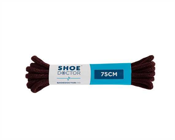  SHOE DOCTOR 75CM FINE ROUND LACE BURGUNDY