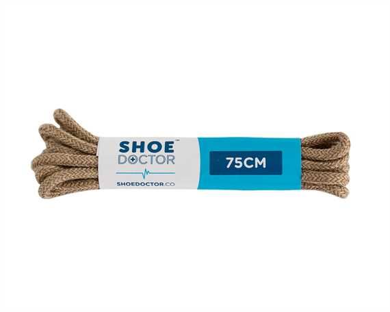  SHOE DOCTOR 75CM FINE ROUND LACE CAMEL