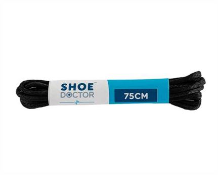  SHOE DOCTOR 75CM WAXED LACE BLACK