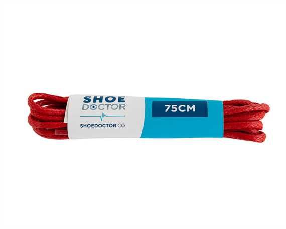  SHOE DOCTOR 75CM WAXED LACE RED
