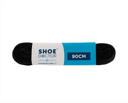  SHOE DOCTOR 90CM FINE FLAT LACE BLACK